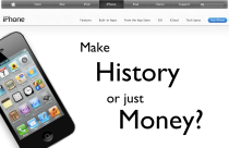 Apple: Make history or just money?